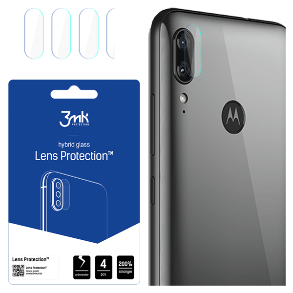 Motorola Moto E6 Plus - 3mk Linsskydd