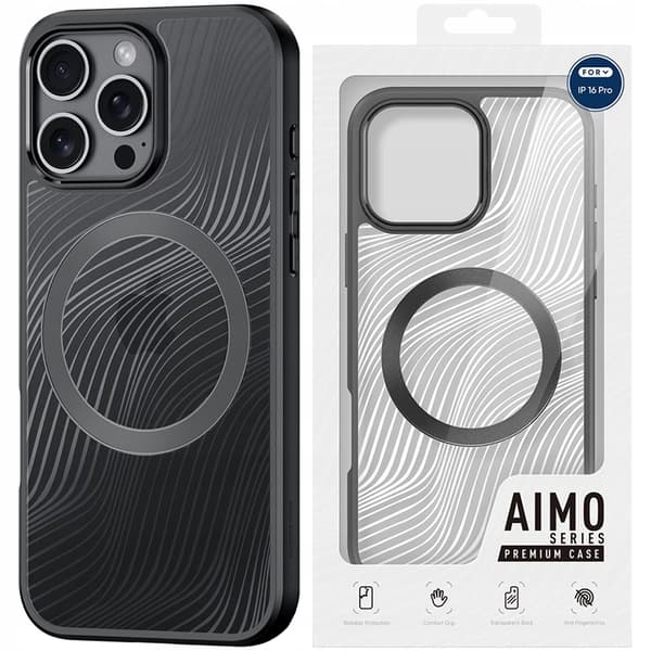 Dux Ducis Aimo Mag-etui med MagSafe til iPhone 16 Pro Max - Sort
