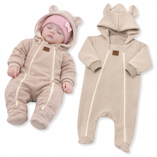 OVERALLS 56 med TO LYNLÅSE til NYFØDTE FORÅRS-/EFTERÅRSBEIGE