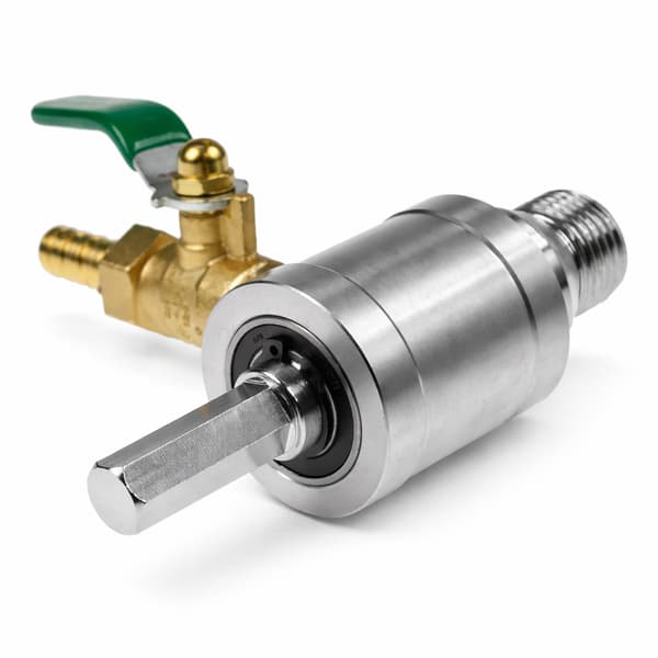 Adapter til vådboring drill 1/2 til hex 10mm titanium