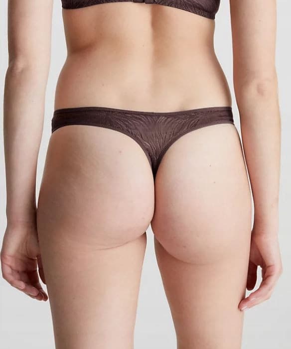 Calvin Klein Dambruna stringtrosor XL musta