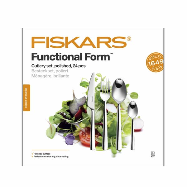FISKARS ATERIMET 24 OS. KIILTÄVÄ