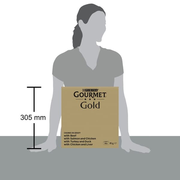 PURINA GOURMET GOLD våtfoder för katter 96x85g