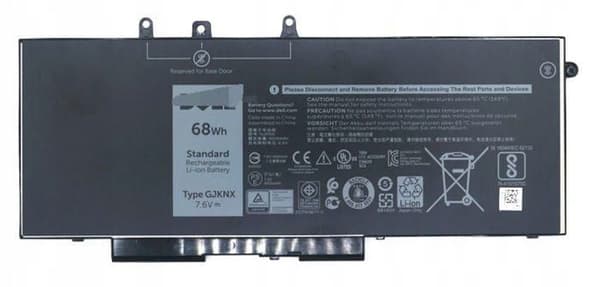 DELL-batteri 68 Wh 4-cells, MT31P
