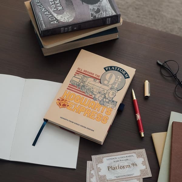 Harry Potter - Notesbog / Notesbog A5 med penplatform 9 3/4