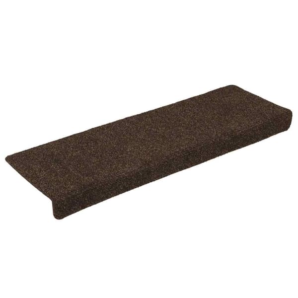 vidaXL selvklæbende trappemåtter 30 stk. brune 65x21x4 cm