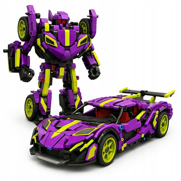 Rakennuspalikat Auto Robotti 2 in 1