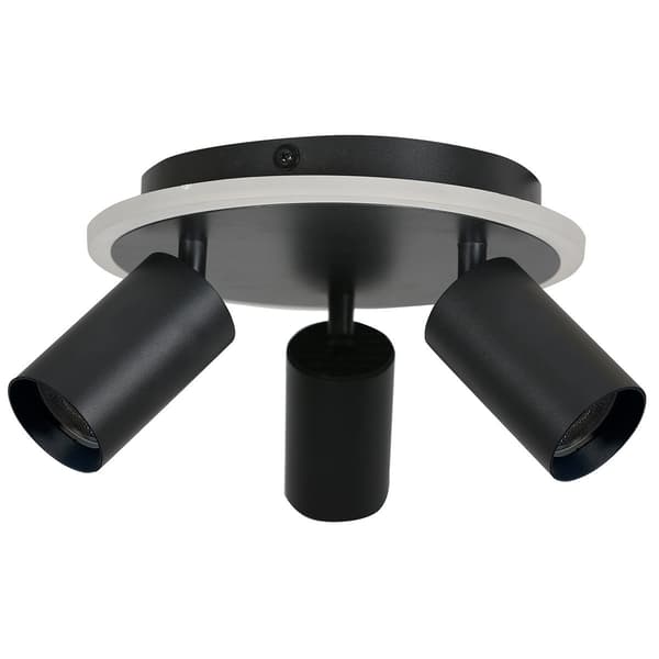 PARMA LED-PANDELAMPE SORT LYS PRESTIGE LP-0612/3C RUND SORT