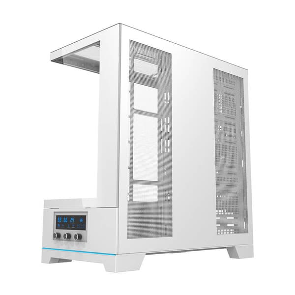 Darkflash DY451 PRO computerkabinet (hvid) + 1 blæser