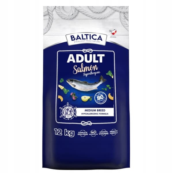 Tørfoder til hunde Baltica Excellent M 12 kg