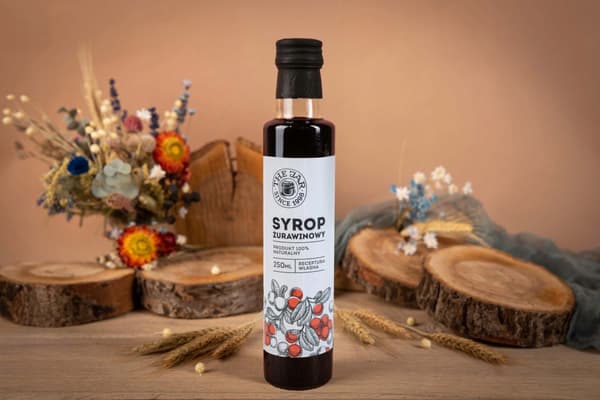 Tranbärssirap 50% tranbär rörsocker 250 ml THE JAR premium