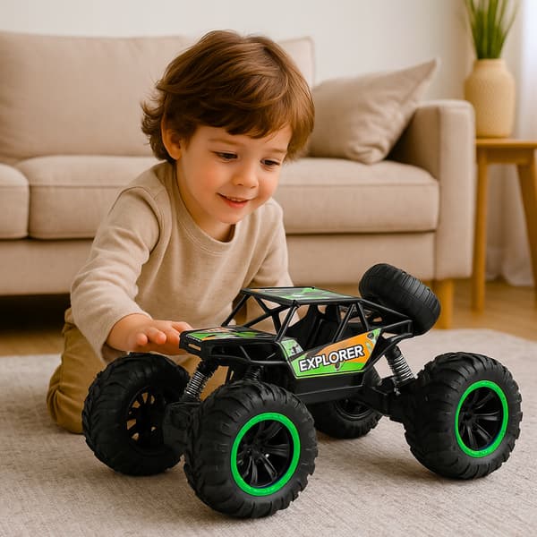 RC Off-Road Bil 2,4GHz 4x4 Stor til Børn Gave