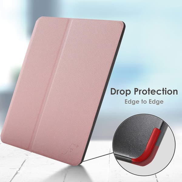 FODRAL TILL SAMSUNG GALAXY TAB S7 ROSA MAGNETISKT VIKBART MED FLIK