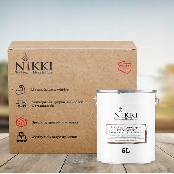 Maling til renovering af betongulve 5L Basaltgrå RAL7012 Mat