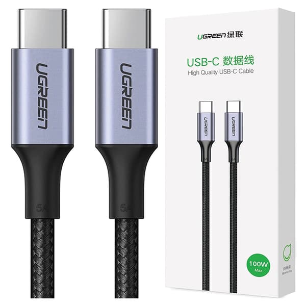 UGREEN US316 USB-C til USB-C kabel, 100W, 1,5m (sort)