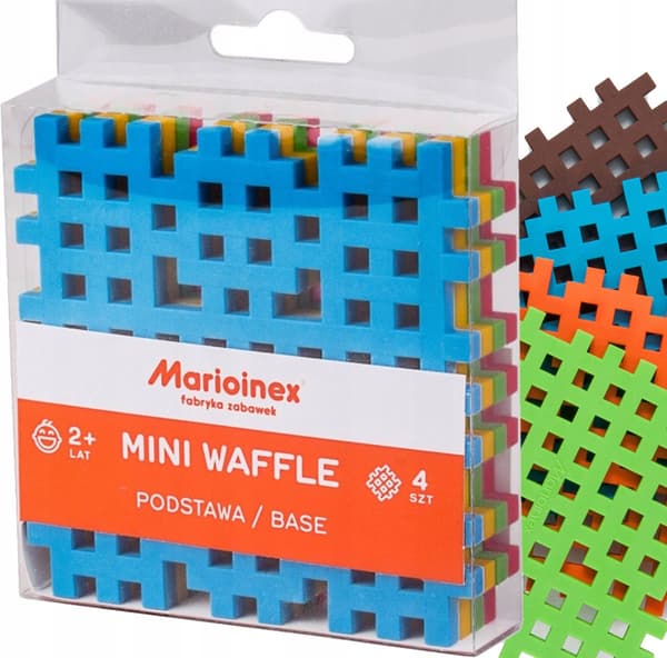 Mini WAFFLI-underlag, farver: brun, blå, grøn, orange