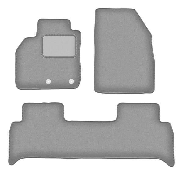 Grå bilmåtter til Renault Grand Scenic III minivan (2009-2016)