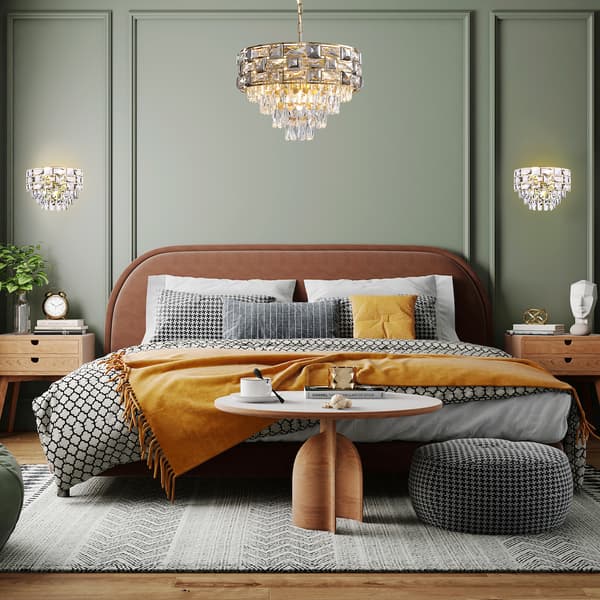 LUXURIA CHANDELIER 9 E14 GULD MILAGRO ML8895