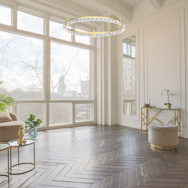 Hængelampe Elegance LED Guld Milagro ML0996