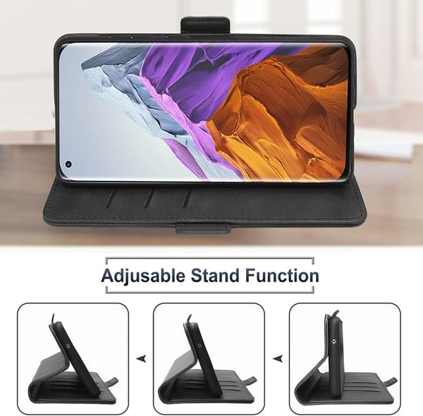 ETUI LUKKET MED KLAP TIL XIAOMI MI 11 PRO SORT TIL KORT