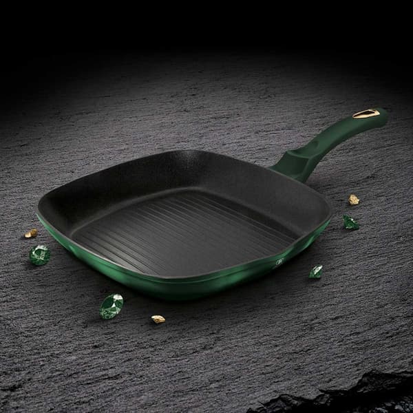 TITANIUM GRILLPANDE BERLINGER HAUS 28cm BH-6051 EMERALD