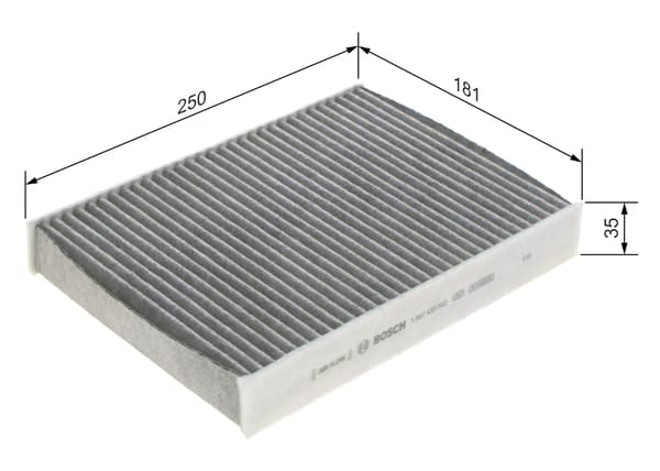 KABINEFILTER 1987435562 BOSCH