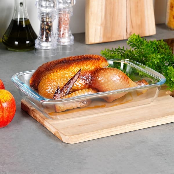 Ugnssäker glasform 29,5x17,5x5 cm, 1,6 l