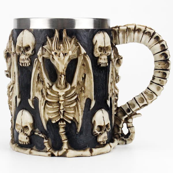 Skyrim Dragon Epic Krus Rustfrit Stål 400ml