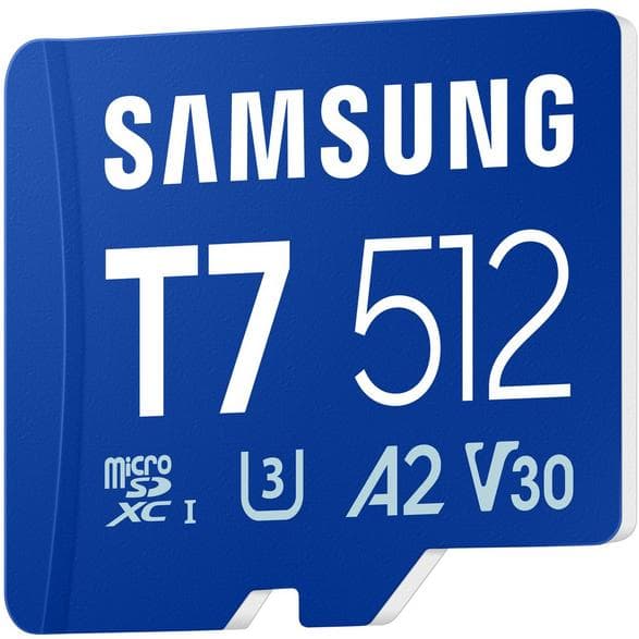 SAMSUNG T7 microSDXC UHS-I minneskort 512 GB blått