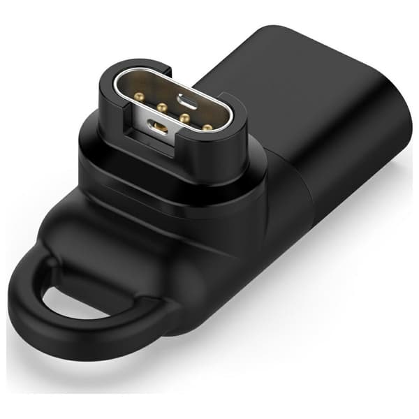 Beline USB-C -sovitin Garmin-kellojen lataamiseen, musta