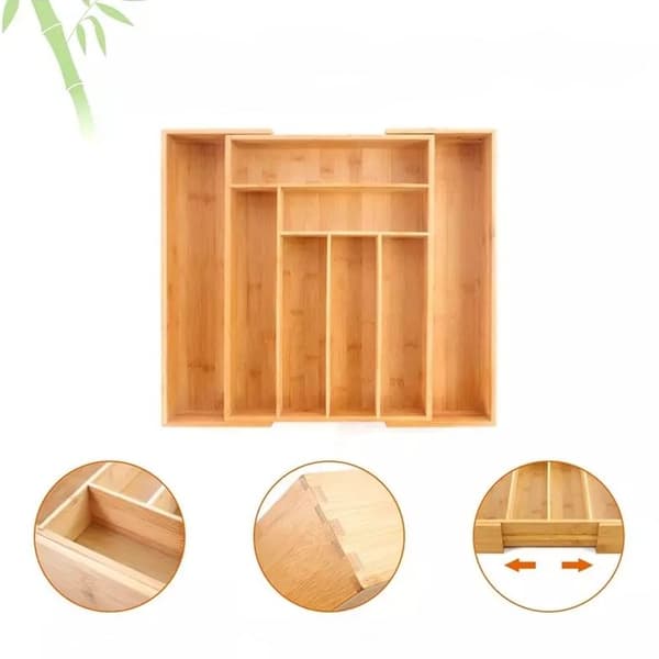Bestikorganisator i træ