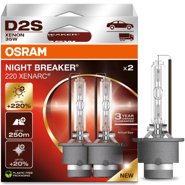 Osram Night Breaker Xenarc D2S NL 220% Sæt