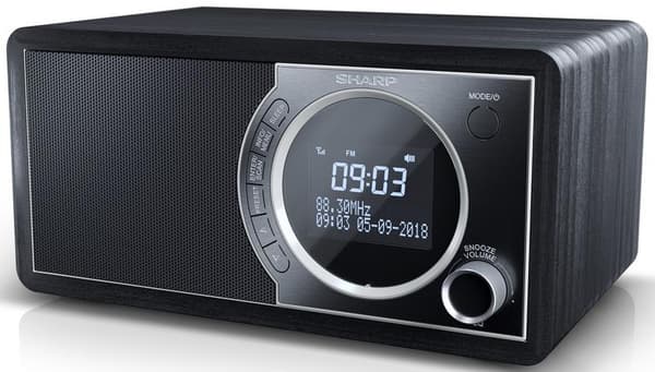 SHARP DR-450 Sort Radio