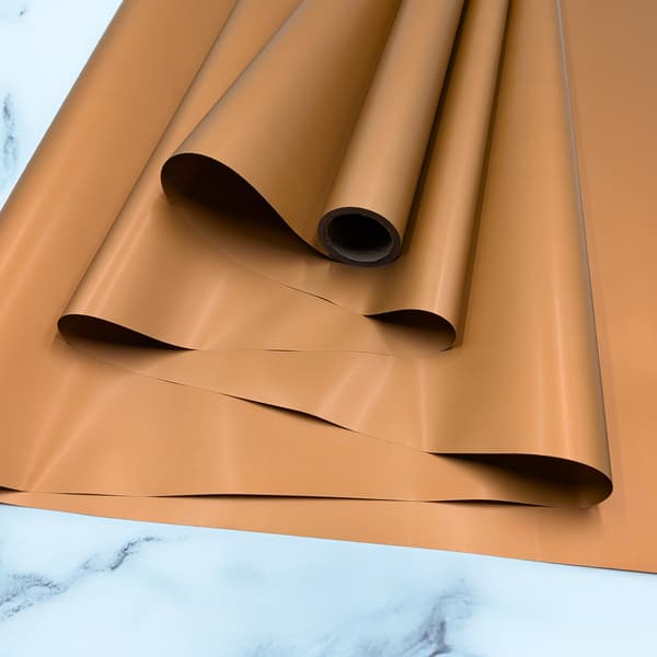 Blomfolie - "Elegant" Brun - Rulle 58cm x 10m