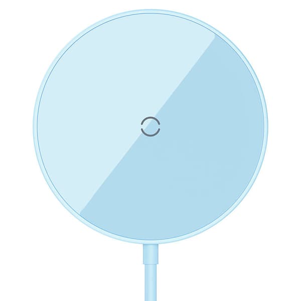 Baseus Simple Mini 3 15W magnetisk induktiv laddare (blå)