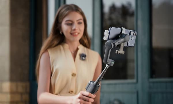 Stativ med stabilisator (Gimbal) DJI Osmo Mobile 8P Advanced Tracking Combo Svart