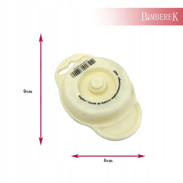 Smalhalsad ballongpropp Fi57mm gummikapsyl
