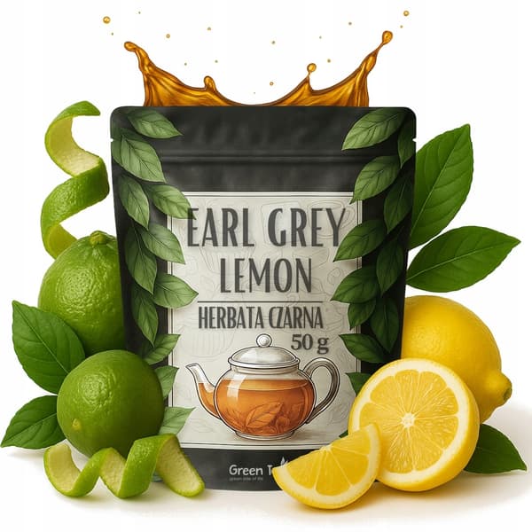 Sort te Earl Grey citron 50 g Ceylon citronskal bergamot
