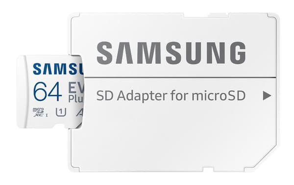 SAMSUNG EVO Plus (2024) 64GB MicroSDXC-muistikortti + sovitin