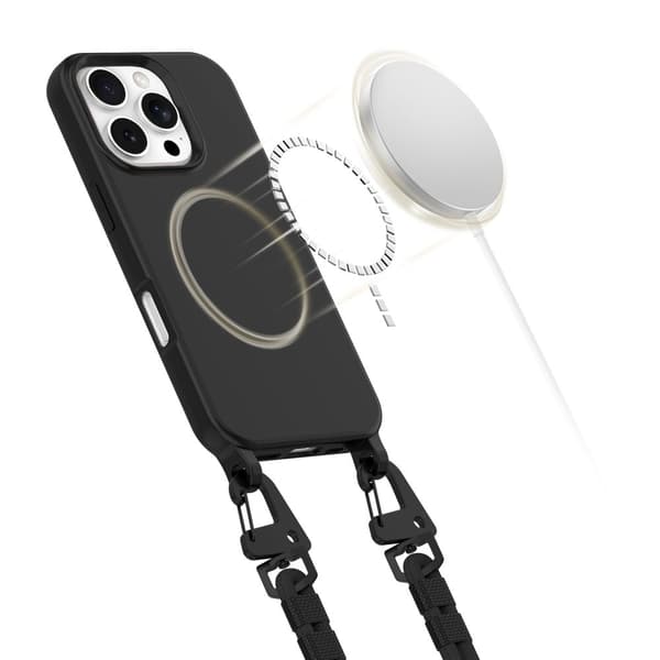TECH-PROTECT MAGNÆSKE MAGSAFE IPHONE 16 PRO SORT