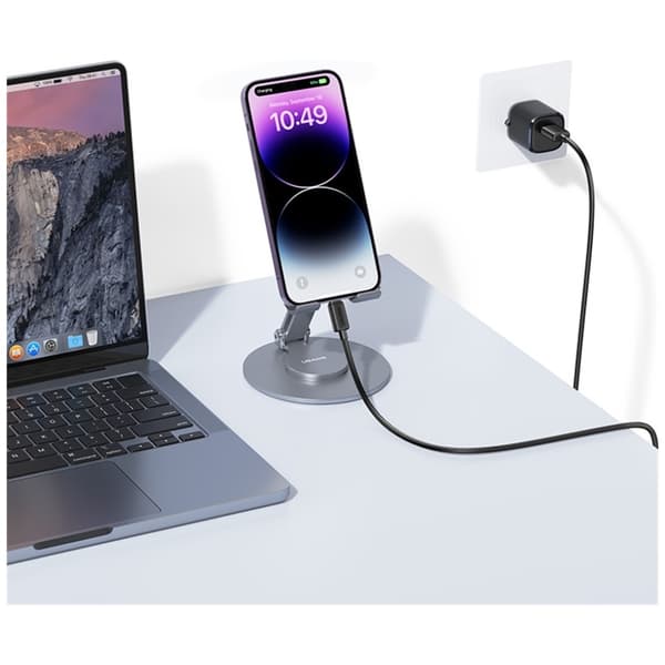 USAMS KY-serien US-SJ689 2.4A USB-A til Lightning-kabel 1m sort