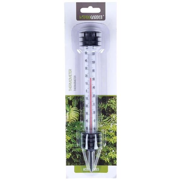 Udendørs termometer hvid stikket 23 cm