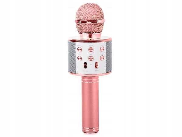 Mikrofoni Bluetooth WS-858 vaaleanpunainen (50) GAB_B