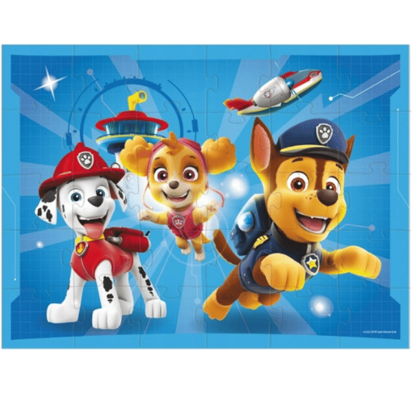 Paw Patrol-pussel 30 bitar färgglad barnpussel