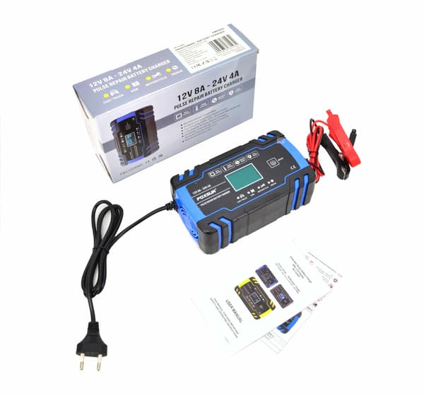EM-LIKRIKTARE FOXSUR 12V & 24V 8A LCD