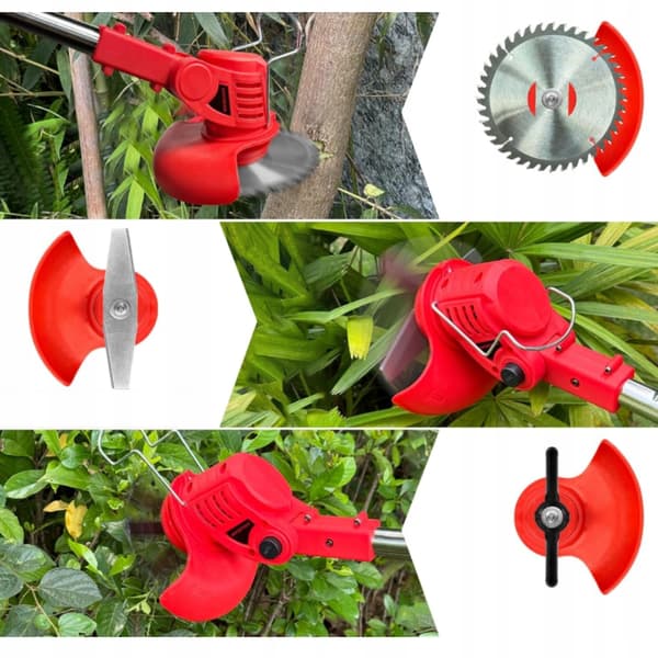 ADM ledningsfri foldbar trimmer + 2 x 21V lithium-batterier