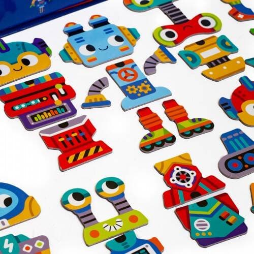 MAGNETISK SPELROBOTAR UTBILDNINGSKIT KORT MAGNETBRÄDA ROTER KAFER