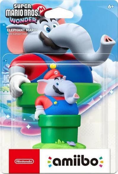 AMIIBO Super Mario Bros Wonder Elephant Multicolor Figur