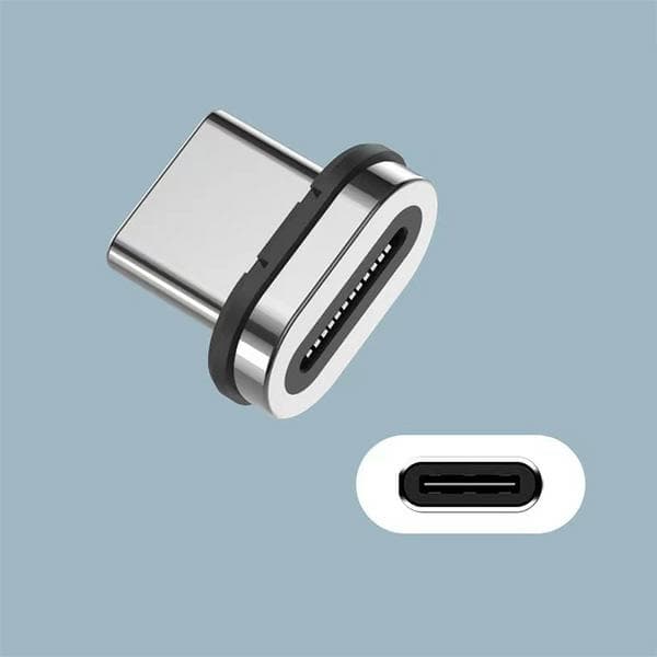 Beline Magnetisk Adapter USB-C 100W Silver/Silver DAC BLNAM01