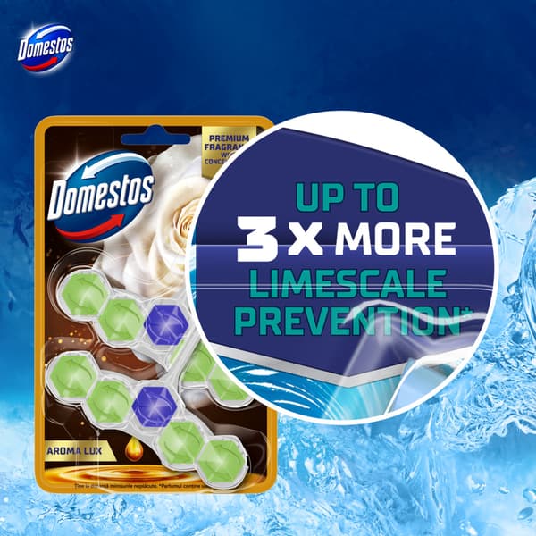 Domestos Aroma Vit Ros Tärning 2x50g